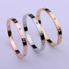 Alloy women's bracelet, new Korean version couple bracelet, rose gold light luxury export diamond-encrusted bracelet for women, in stock details Picture